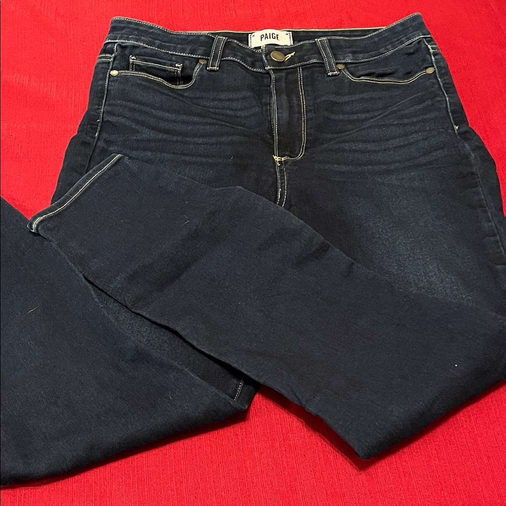 PAIGE Indigo Denim Jeans - Picture 4 of 4